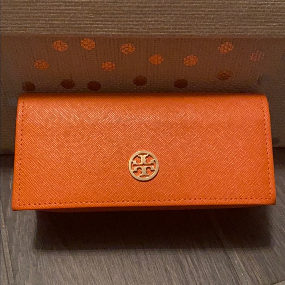 Tory Burch Orange Sunglass case